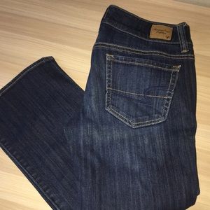 American Eagle Dark Capri Jeans